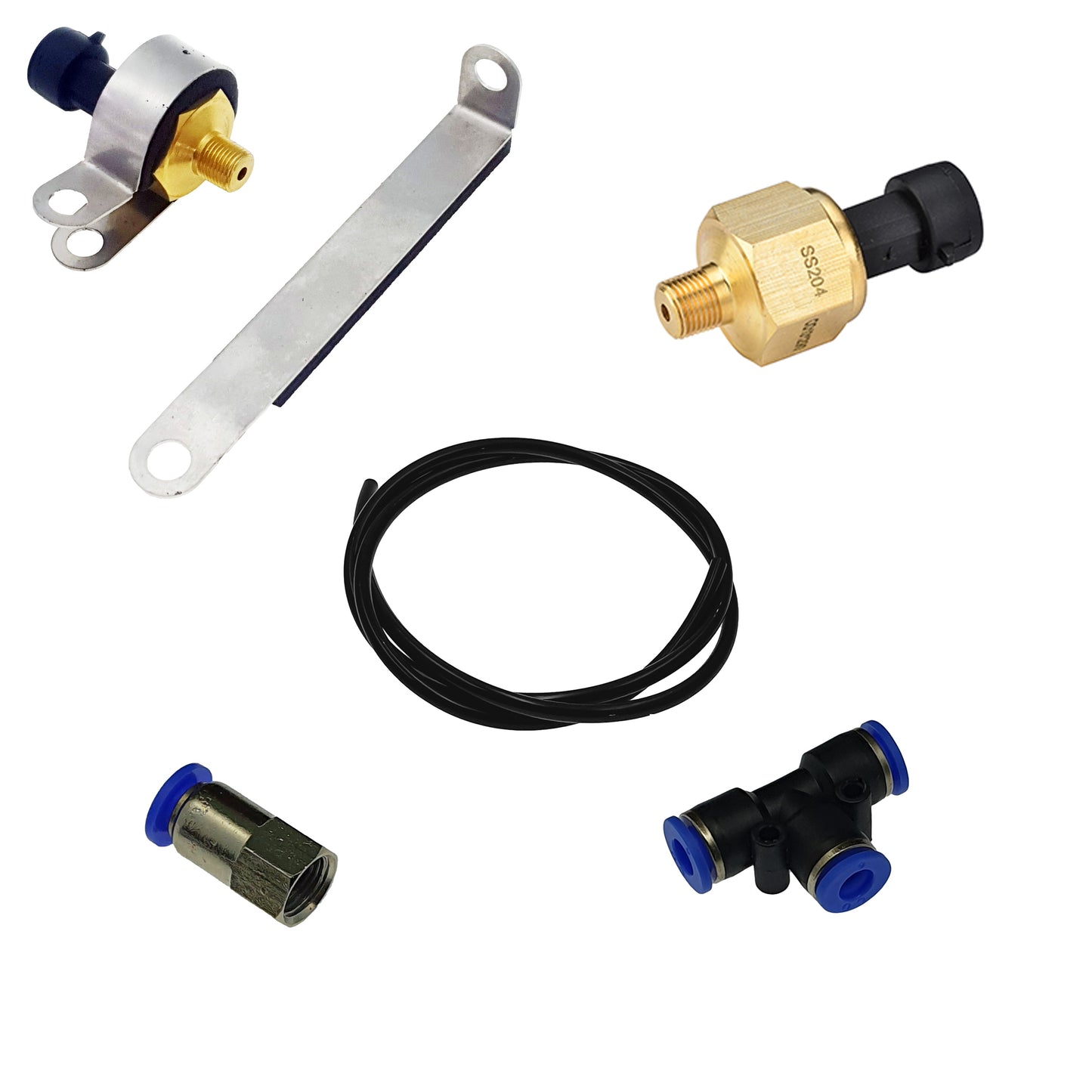 This kit offers a quick disconnect Tee piece suitable for 6mm nylon or PU tubing.