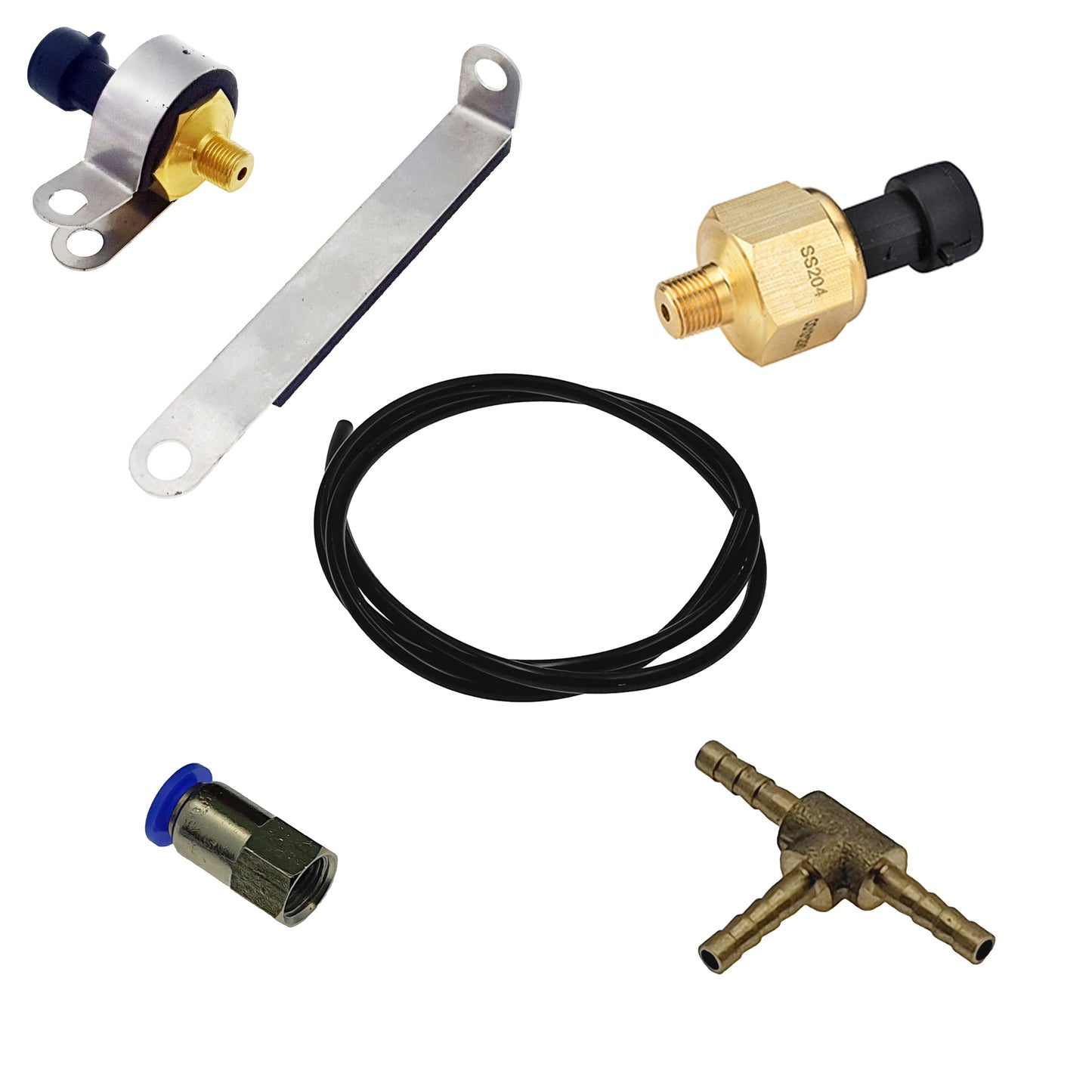 Most common boost kit. It fits most engines that use pressure operated wastegated turbochargers.