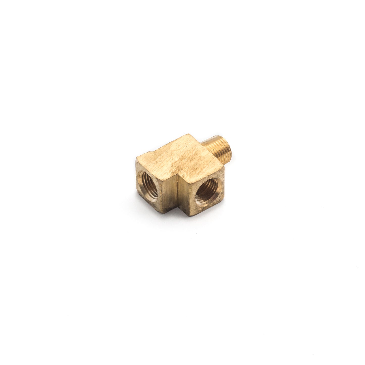 1/8 NPT Brass Running Tee