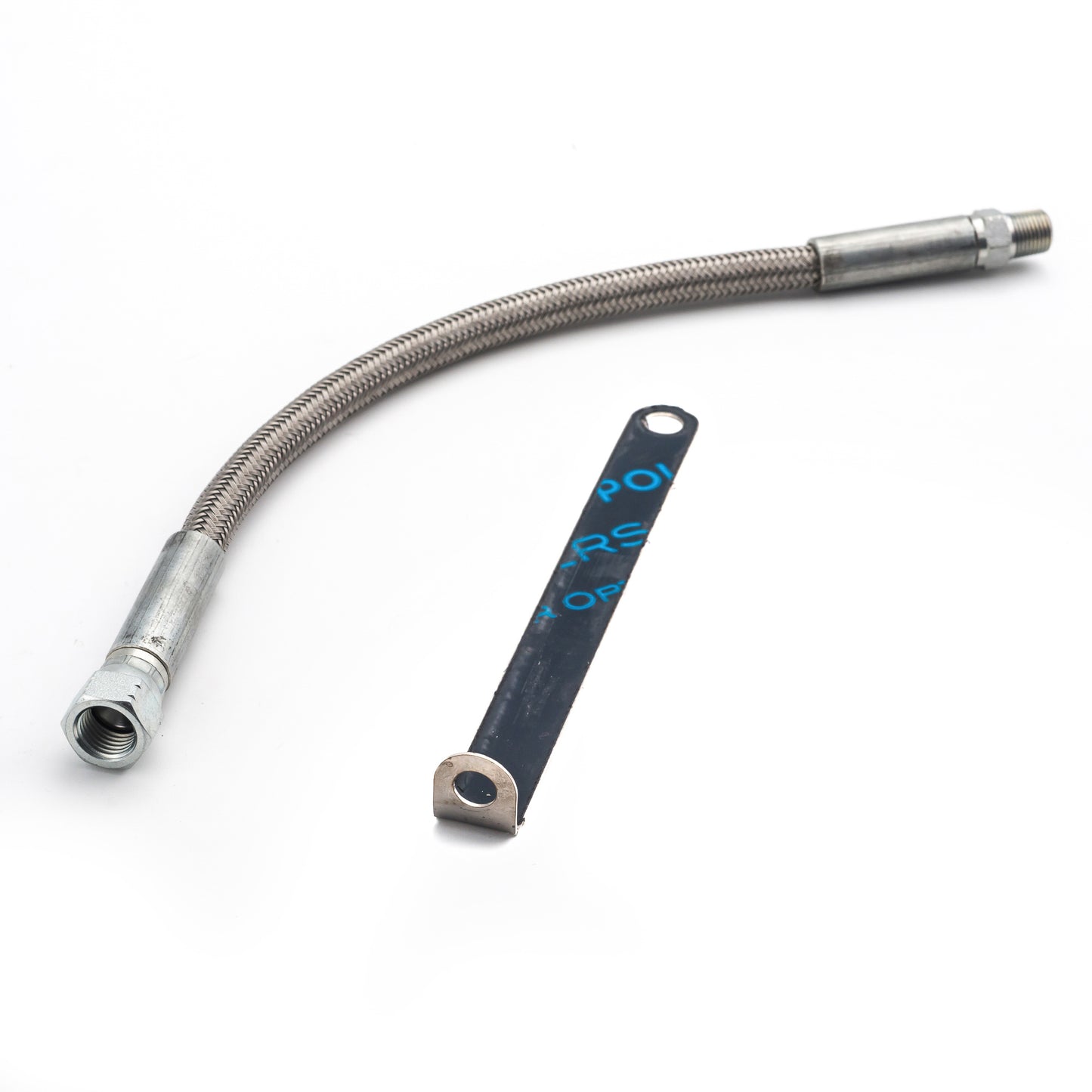 Teflon Extension Hose 7/16 JIC to 1/8 NPT 360mm (14")